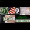 Image 1 : 2003A $2 Federal Reserve Note, Uncirculated 2008 BEP Folio Issue (Philadelphia, PA) Grades Gem CU