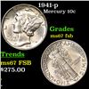 Image 1 : 1941-p Mercury Dime 10c Grades GEM++ FSB