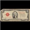 Image 2 : 1928F $2 Red Seal United States Note Grades f, fine