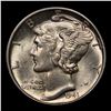 Image 2 : 1941-d Mercury Dime 10c Grades GEM+ FSB