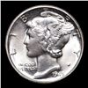 Image 2 : 1945-d Mercury Dime 10c Grades GEM FSB