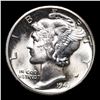Image 2 : 1943-d Mercury Dime 10c Grades Choice Unc+ FSB