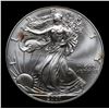 Image 2 : 2001 Silver Eagle Dollar $1 Grades GEM++ Unc