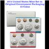 Image 3 : Group of 2 United States Mint Proof Sets 1972-1973 In Original Government Packaging 11 coins