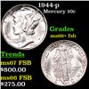 Image 1 : 1944-p Mercury Dime 10c Graded ms66+ fsb BY SEGS