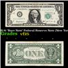 Image 1 : 1963B $1 'Barr Note' Federal Reserve Note (New York, NY) Grades vf+