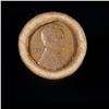 Image 2 : Mixed small cents 1c orig shotgun roll, 1919-D Wheat Cent, 1890 Indian Cent other end, Brinks Wrappe