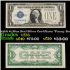 1928A $1 Blue Seal Silver Certificate "Funny Back" Grades vf++