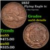 1857 Flying Eagle Cent 1c Grades AU Details
