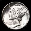 Image 2 : 1939-p Mercury Dime 10c Grades GEM++ Unc