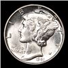 Image 2 : 1941-p Mercury Dime 10c Grades GEM+ FSB