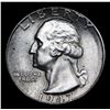 Image 2 : 1947-d Washington Quarter 25c Grades GEM+ Unc
