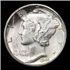 Image 2 : 1944-d Mercury Dime 10c Grades Choice Unc+ FSB