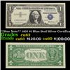 Image 1 : **Star Note** 1957 $1 Blue Seal Silver Certificate Grades Select CU