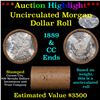 ***Auction Highlight*** 1889 & CC Uncirculated Morgan Dollar Shotgun Roll (fc)