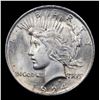 Image 2 : 1924-p Peace Dollar $1 Grades Choice+ Unc