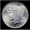 Image 2 : 1925-p Peace Dollar $1 Graded Choice+ Unc BY USCG