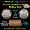 ***Auction Highlight*** 1879 & CC Uncirculated Morgan Dollar Shotgun Roll (fc)
