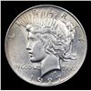 Image 2 : ***Auction Highlight*** 1927-d Peace Dollar $1 Graded Choice Unc BY USCG (fc)