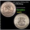 1966 Uganda 2 Shillings KM-6 Grades GEM Unc