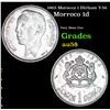 1965 Morocco 1 Dirham Y-56 Grades Choice AU/BU Slider
