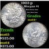 Image 1 : 1902-p Morgan Dollar $1 Grades Choice+ Unc