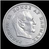 Image 2 : 1968 Denmark 1 Krone KM-851.1 Grades Select Unc