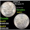 Image 1 : 1898-p Morgan Dollar $1 Grades Choice+ Unc