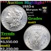Image 1 : ***Auction Highlight*** 1883-s Morgan Dollar $1 Graded Select Unc BY USCG (fc)