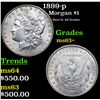 Image 1 : 1899-p Morgan Dollar $1 Graded ms63+ BY SEGS