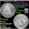 Image 1 : ***Auction Highlight*** 1883-p Seated Liberty Quarter Near TOP POP! 25c Graded ms66+ BY SEGS (fc)