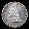 Image 2 : ***Auction Highlight*** 1883-p Seated Liberty Quarter Near TOP POP! 25c Graded ms66+ BY SEGS (fc)