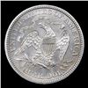 Image 3 : ***Auction Highlight*** 1883-p Seated Liberty Quarter Near TOP POP! 25c Graded ms66+ BY SEGS (fc)
