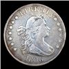 Image 2 : ***Auction Highlight*** 1806 Draped Bust Major Mint Error Missing 'c' B-3 25c Graded au55 BY SEGS (f
