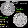 Image 1 : 1890-p Seated Liberty Dime 10c Grades Choice+ Unc