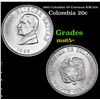 1965 Colombia 20 Centavos KM-224 Grades GEM+ Unc