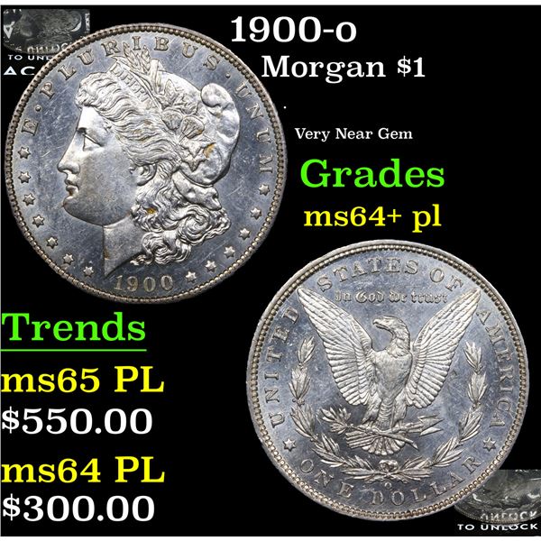 1900-o Morgan Dollar $1 Grades Choice Unc+ PL