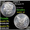 Image 1 : 1900-o Morgan Dollar $1 Grades Choice Unc+ PL