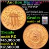 ***Auction Highlight*** 1864 Small Motto Two Cent Piece Near TOP POP! 2c Graded ms65+ rd BY SEGS (fc