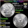 ***Auction Highlight*** 1888-s Morgan Dollar $1 Graded Choice+ Unc By USCG (fc)