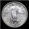 Image 2 : ***Auction Highlight*** 1917-p Ty I Standing Liberty Quarter Near TOP POP! 25c Graded ms66+ FH BY SE