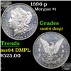 Image 1 : 1896-p Morgan Dollar $1 Graded ms64 dmpl BY SEGS