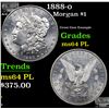 Image 1 : 1888-o Morgan Dollar $1 Grades Choice Unc PL