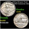 Image 1 : 1936-p Oregon Trail Old Commem Half Dollar 50c Grades GEM+ Unc