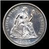 Image 2 : ***Auction Highlight*** 1868-p Seated Liberty Dime 10c Graded GEM+ UNC PL BY USCG (fc)