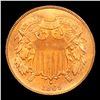 Image 2 : ***Auction Highlight*** 1869 Two Cent Piece 2c Graded ms66 rd BY SEGS (fc)