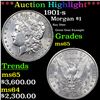 ***Auction Highlight*** 1901-s Morgan Dollar $1 Graded ms65 BY SEGS (fc)
