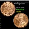 1972 Portugal 20 Centavos KM-595 Grades GEM Unc