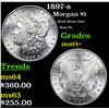 Image 1 : 1897-s Morgan Dollar $1 Grades Select+ Unc