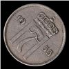 Image 3 : 1953 Norway 10 Ore KM-396 Grades vf++